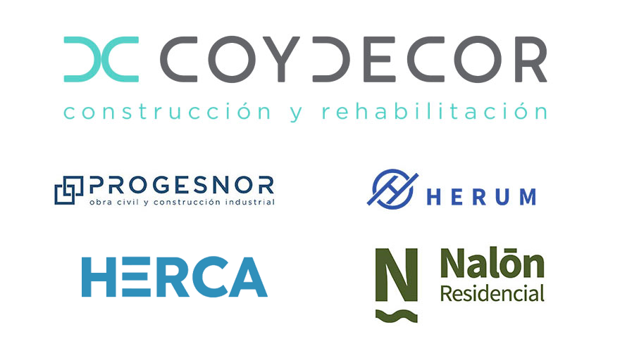 Logos de las empresas pertenecientes al grupo.